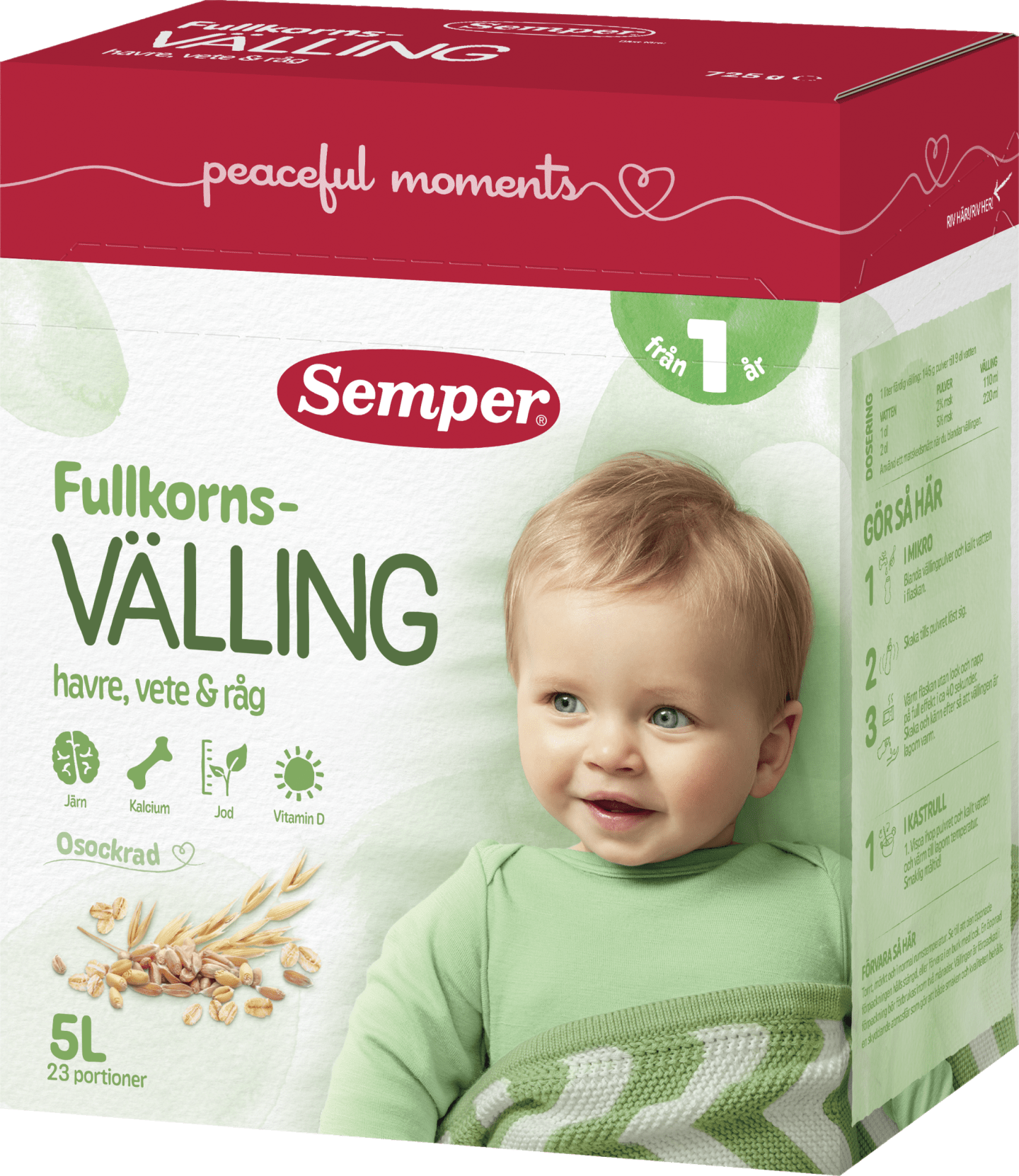 Fullkornsvälling 1år 725g