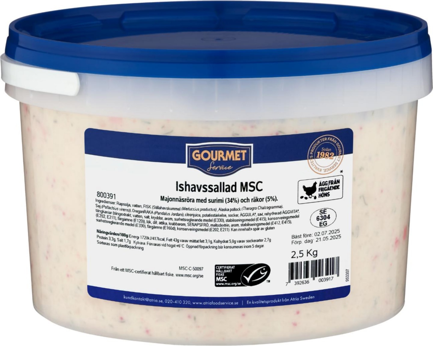 Ishavssallad MSC 2,5kg