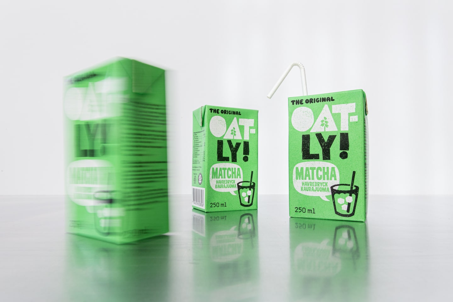 Matcha havredryck sugrör 250ml - Bild 1 av 2