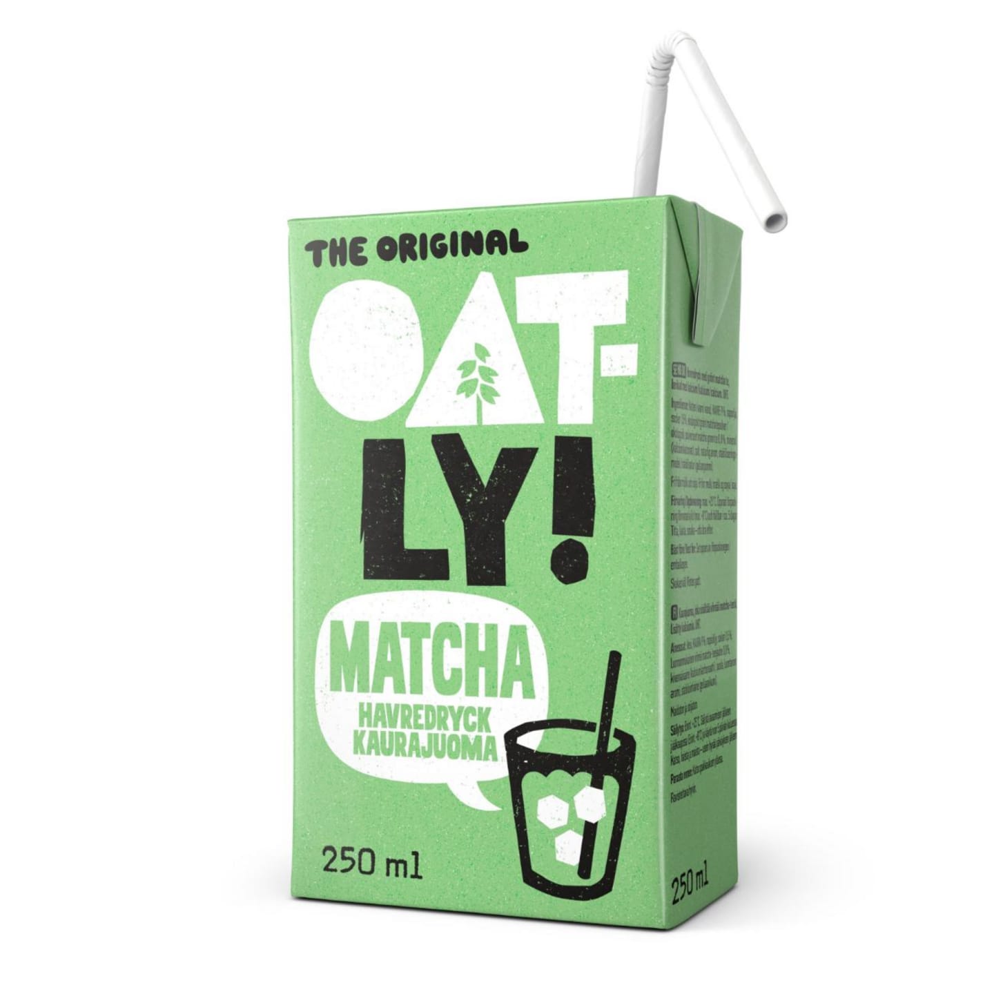 Matcha havredryck sugrör 250ml