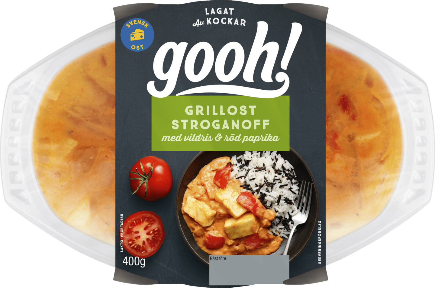 Grillost stroganoff med vildris 400g