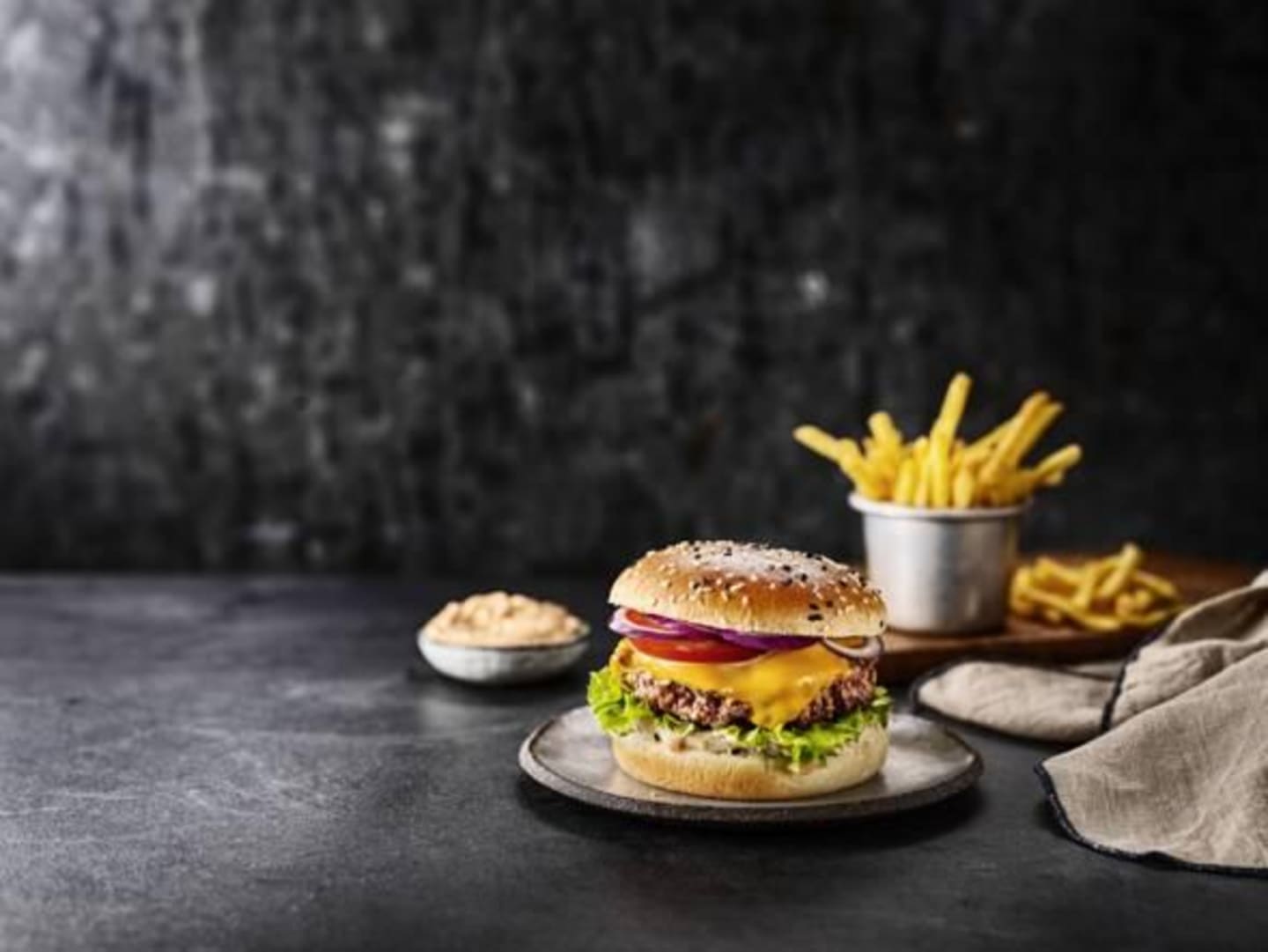 Hamburgerbröd double sesam 65g - Bild 1 av 2