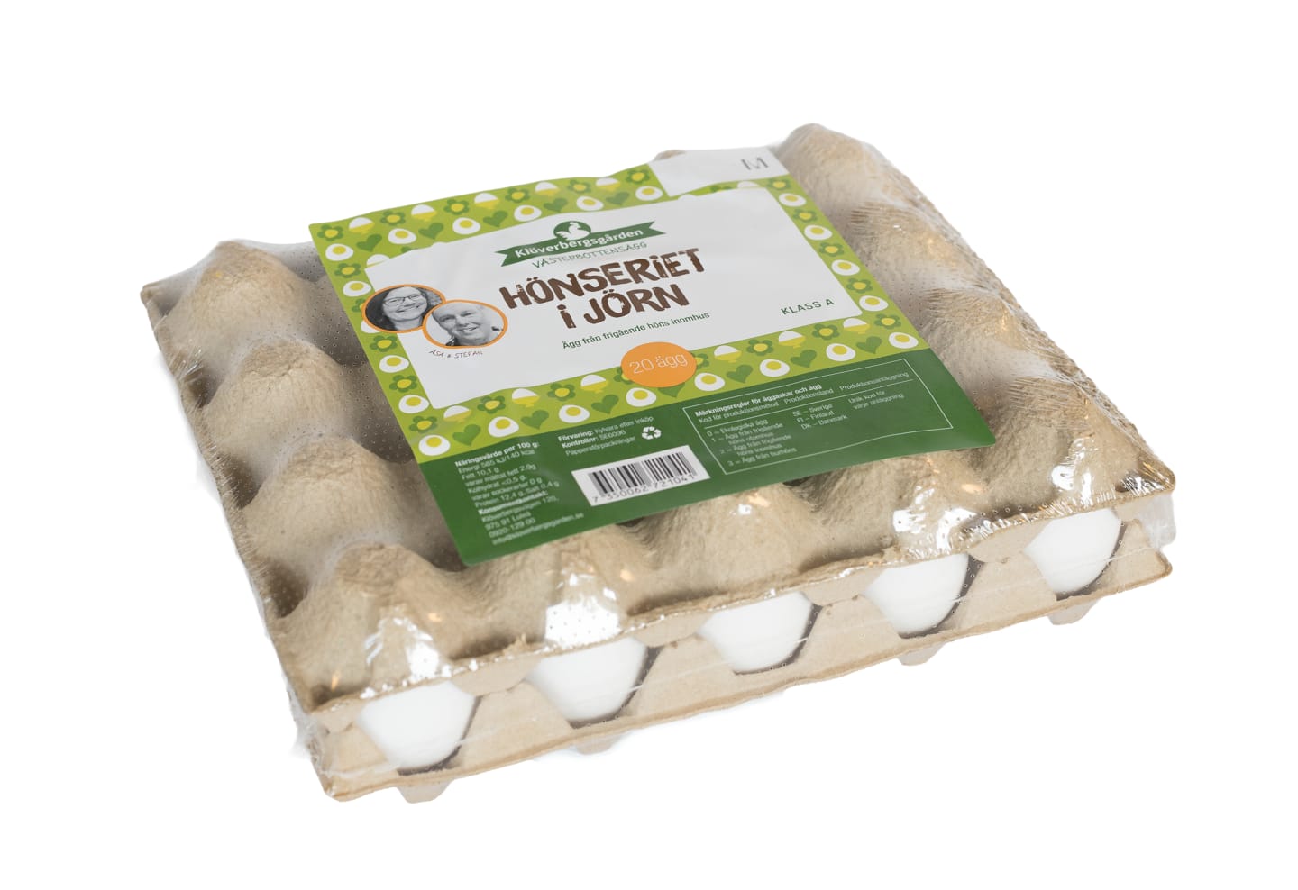 Ägg frigående M/L 20p 1,16kg