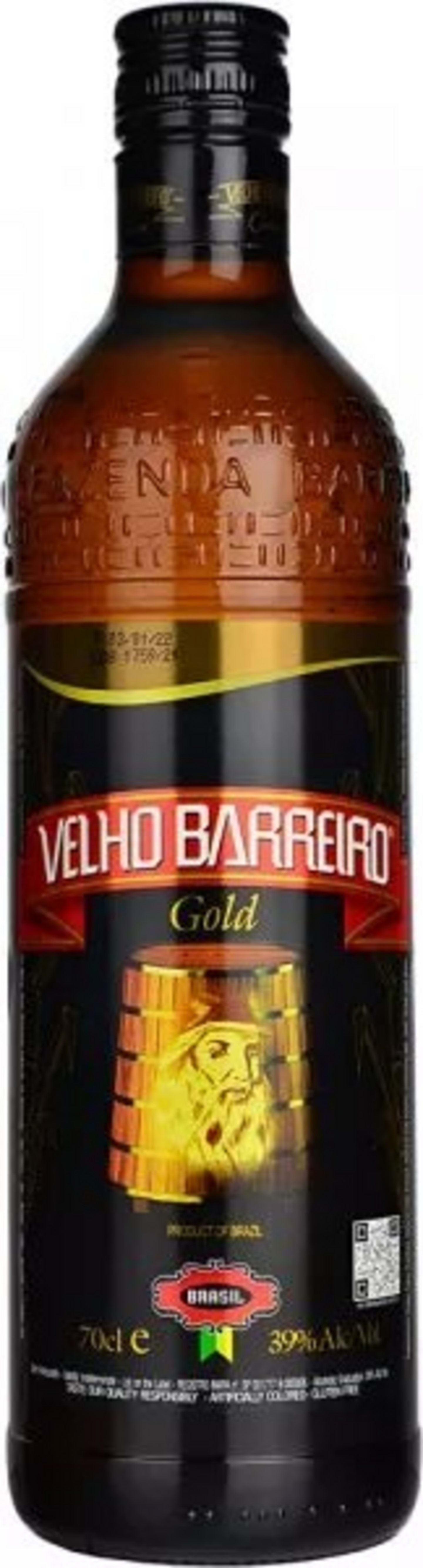 Velho Barreiro Gold Cachaca 70cl