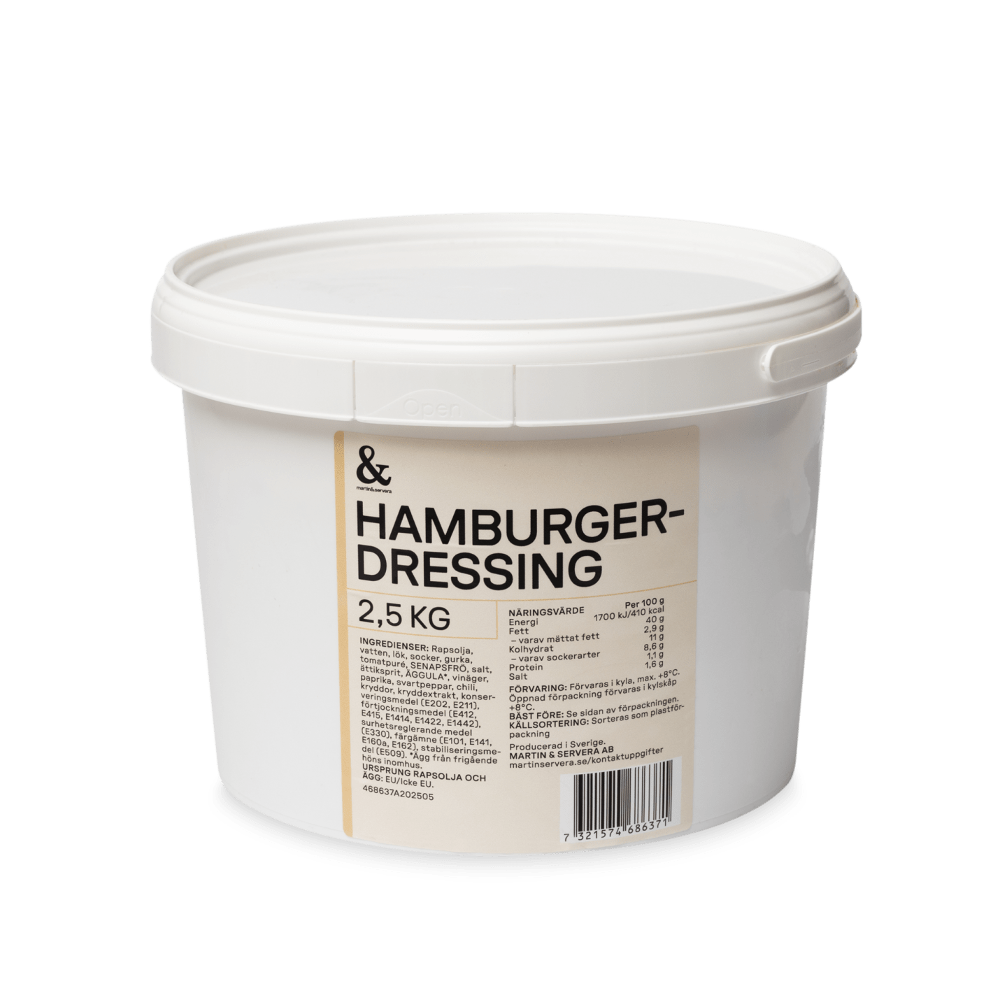 Hamburgerdressing 2,5kg