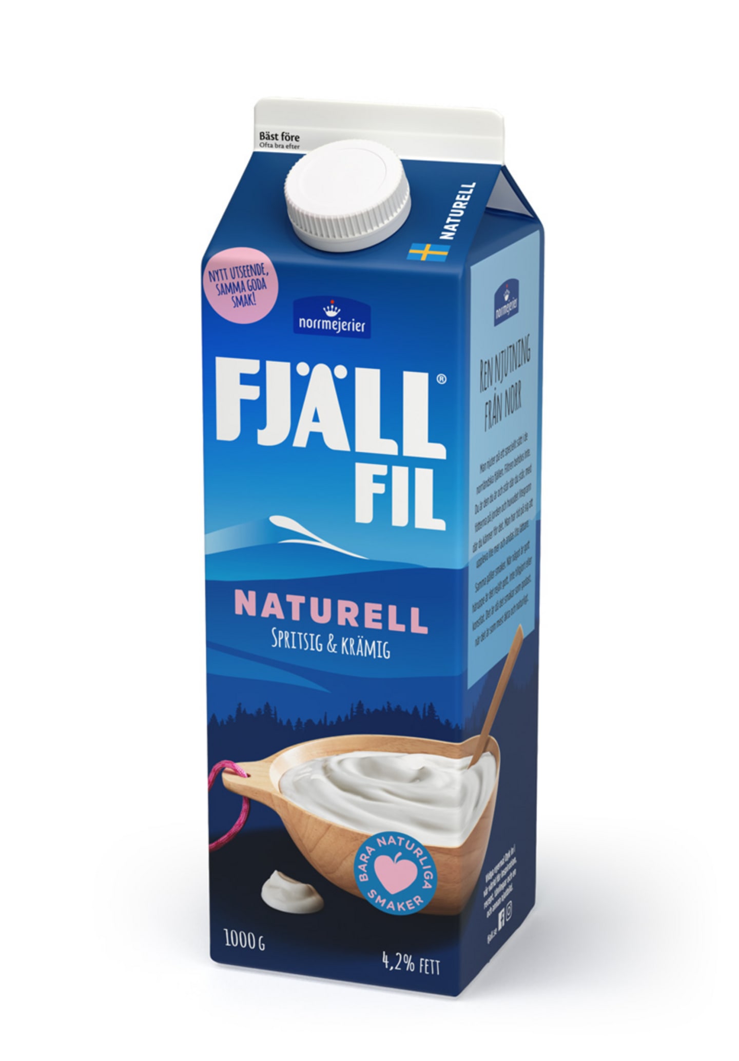 Fjällfil Naturell 4,2% 1kg