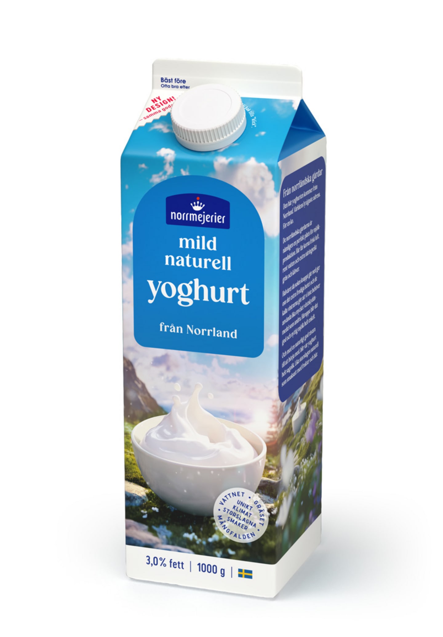 Yoghurt mild naturell 3% 1kg