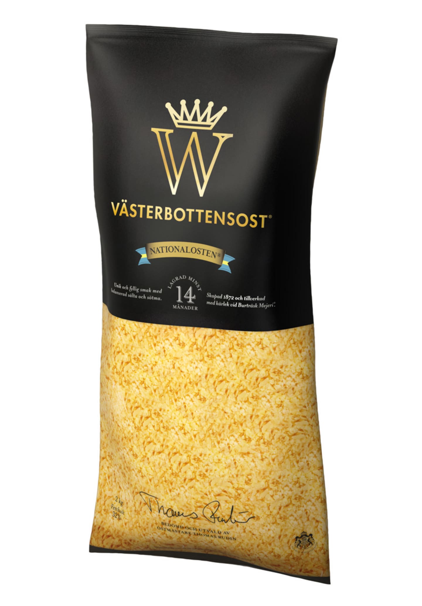 Västerbottensost riven 2kg