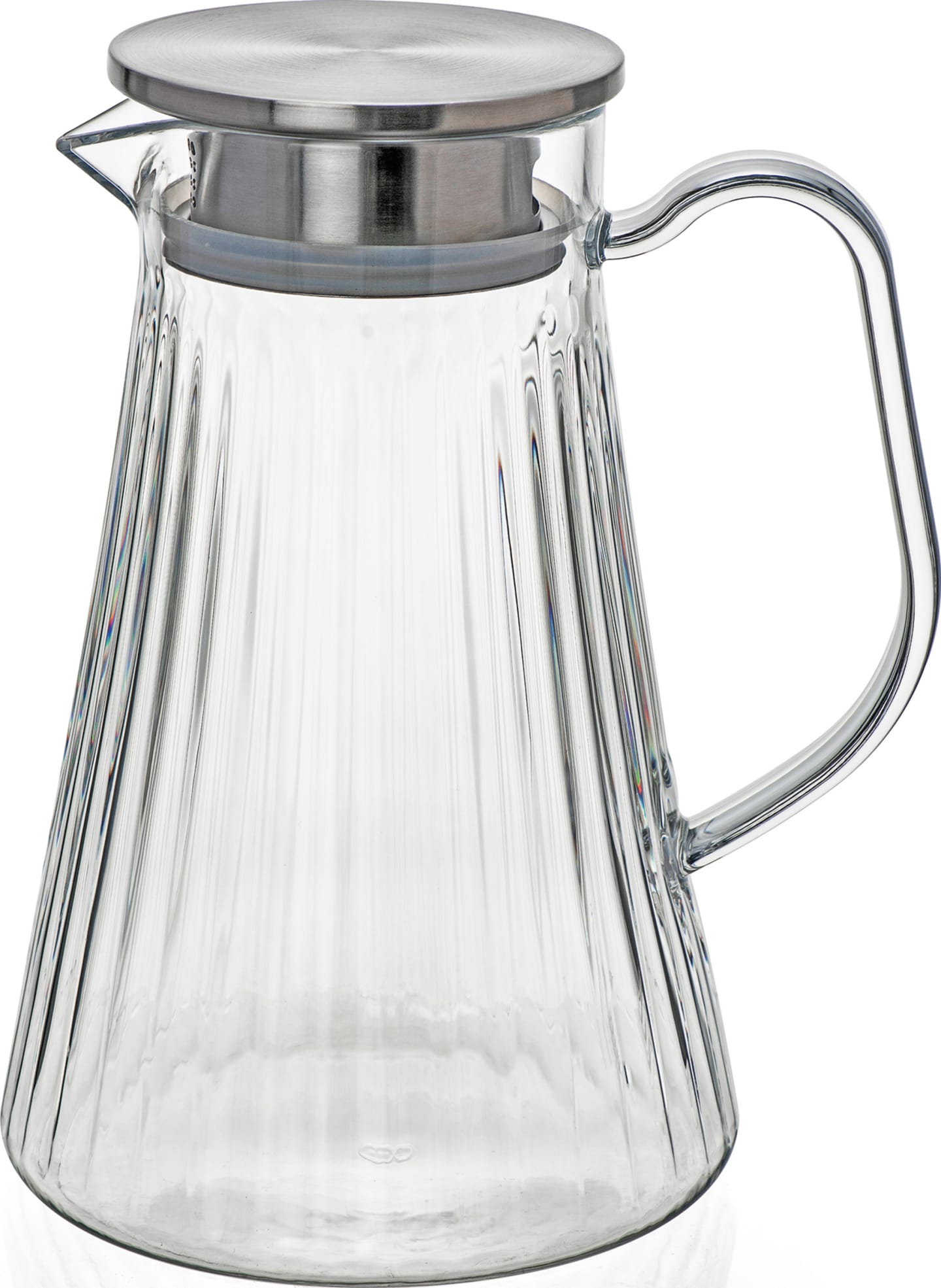 Plast Stripe Pitcher 1,5 liter med lock
