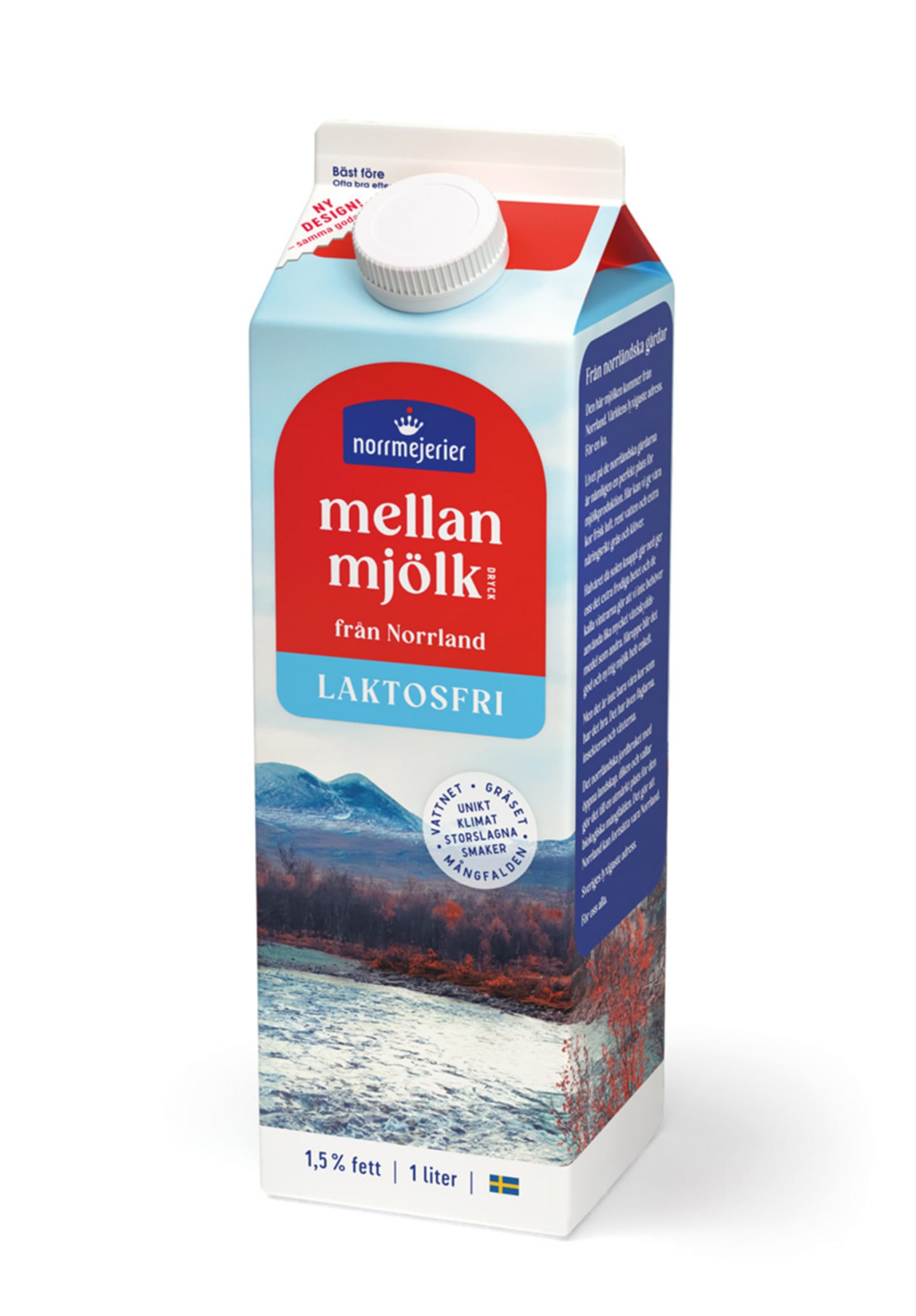 Mellanmjölkdryck 1,5% laktosfri 1L