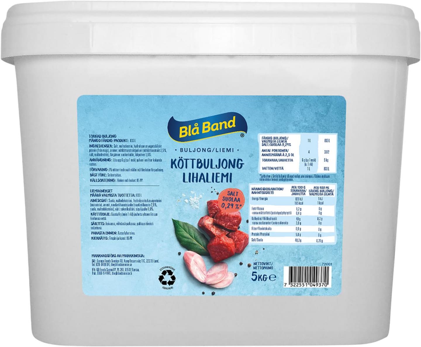 Köttbuljong 5kg