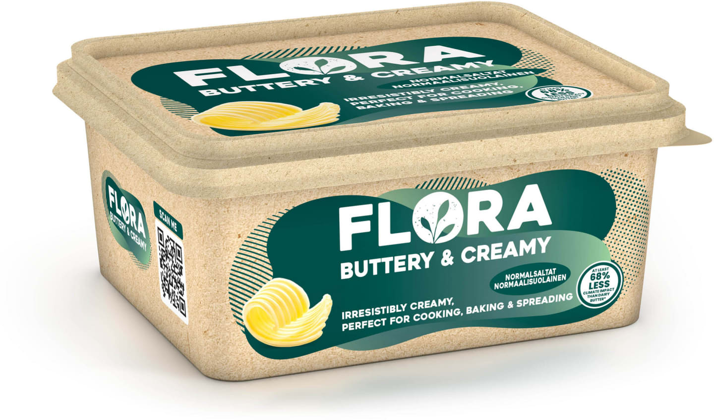 Flora Buttery & Creamy Normalsaltat 600g - Bild 1 av 3