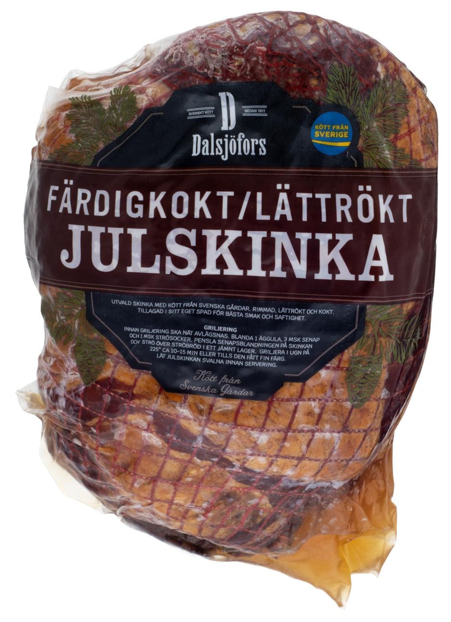 Julskinka lättrökt ca1,8kg