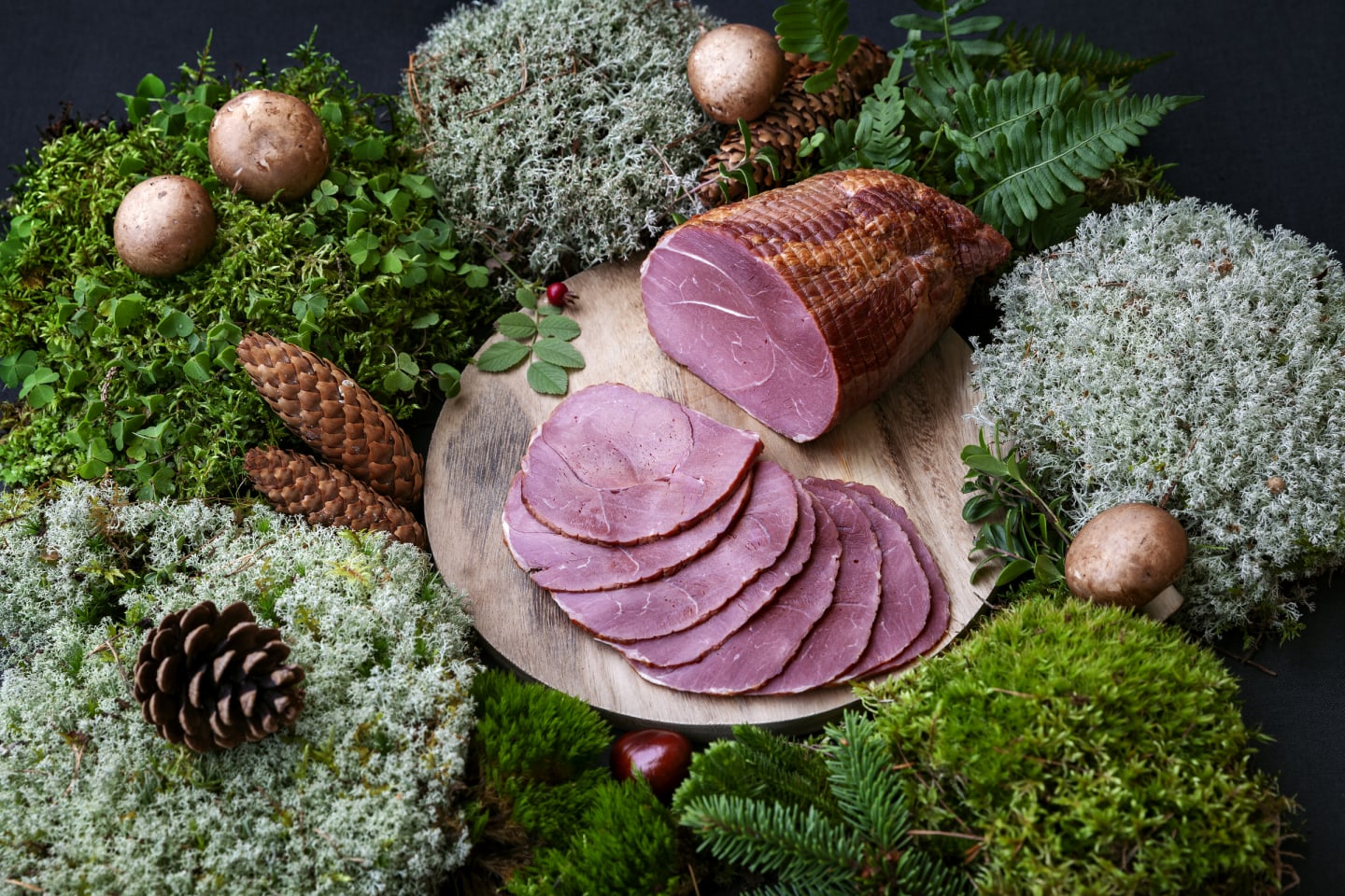 Vildsvinsskinka rökt hel imp 1,75kg