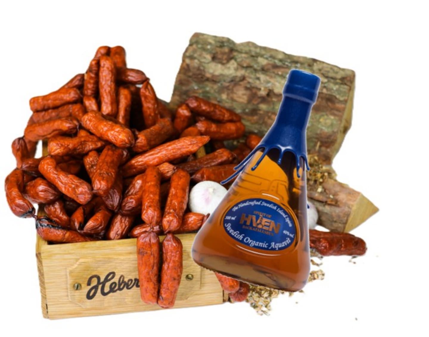 Tapaskorv Hven Aquavit ca 14g/1,5kg