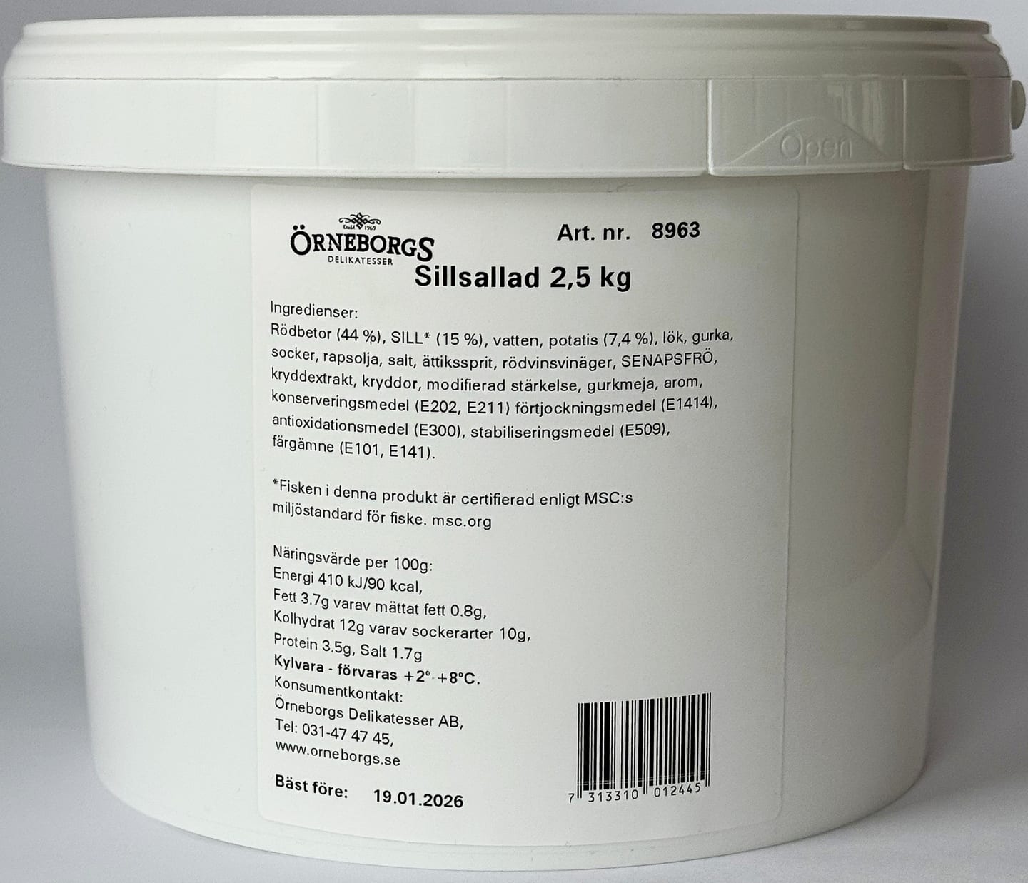 Sillsallad MSC 2,5kg - Bild 1 av 3