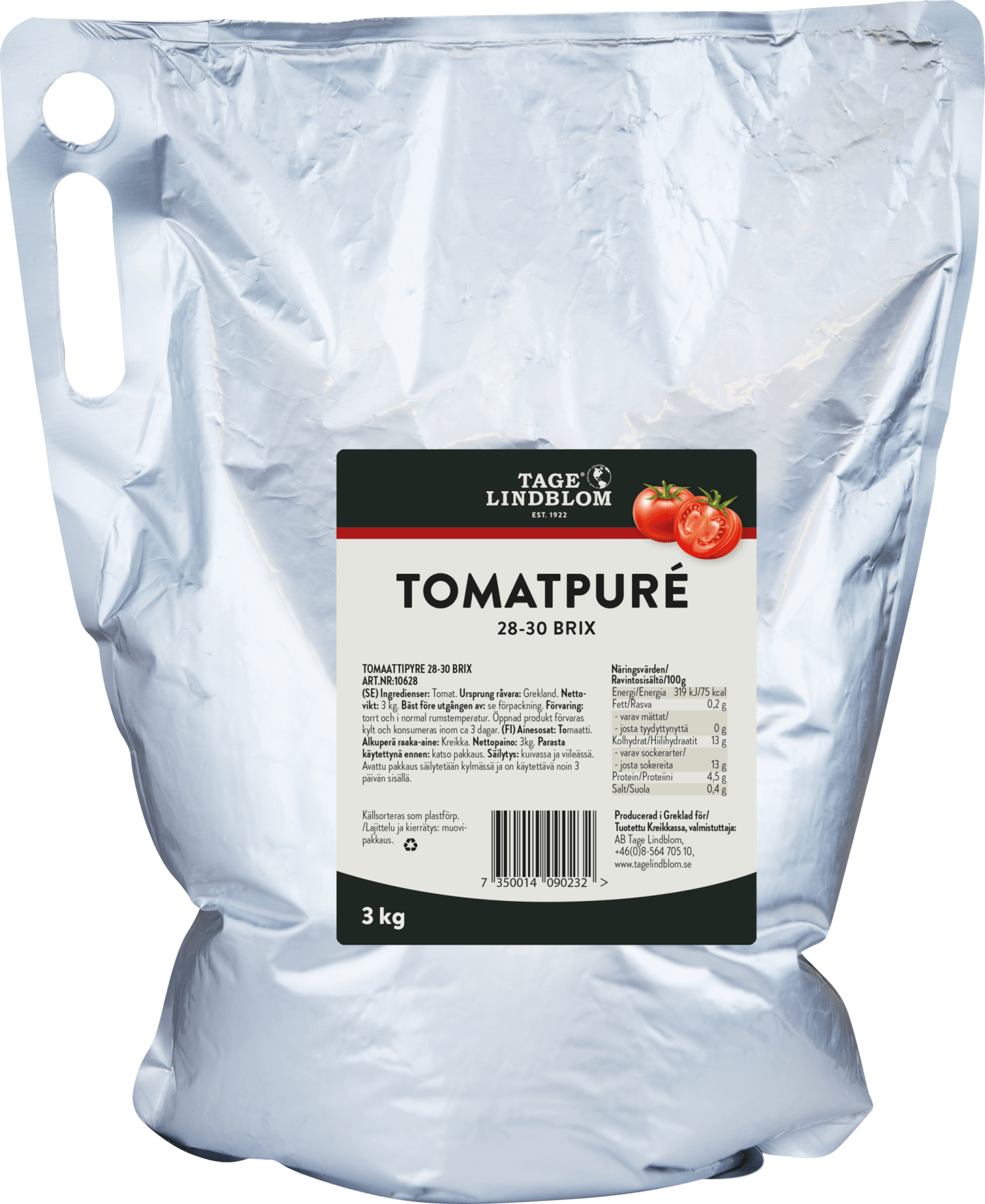 Tomatpuré ståpåse 3kg - Bild 1 av 2