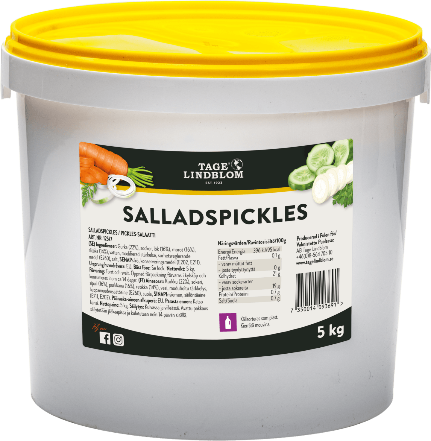 Salladspickles 5kg