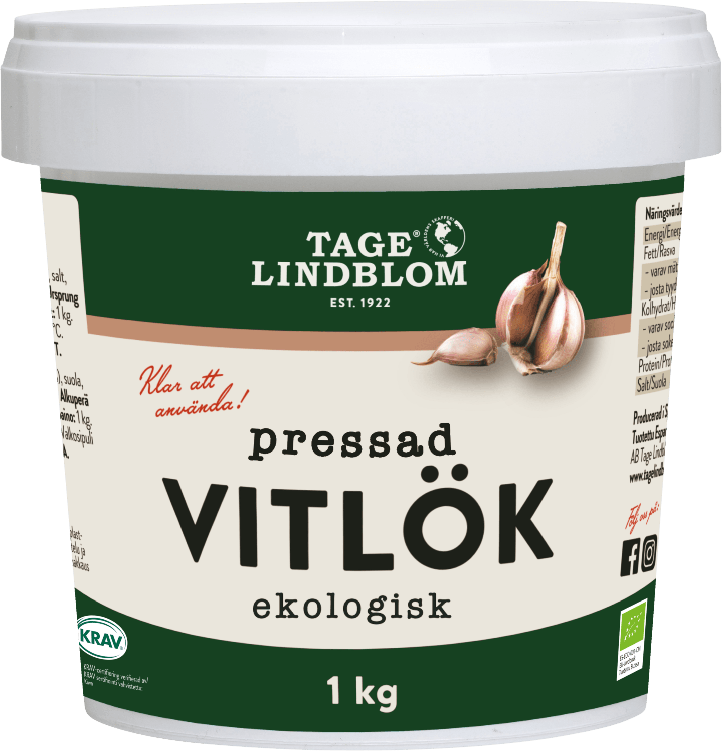 Vitlök pressad 1kg - Bild 1 av 1