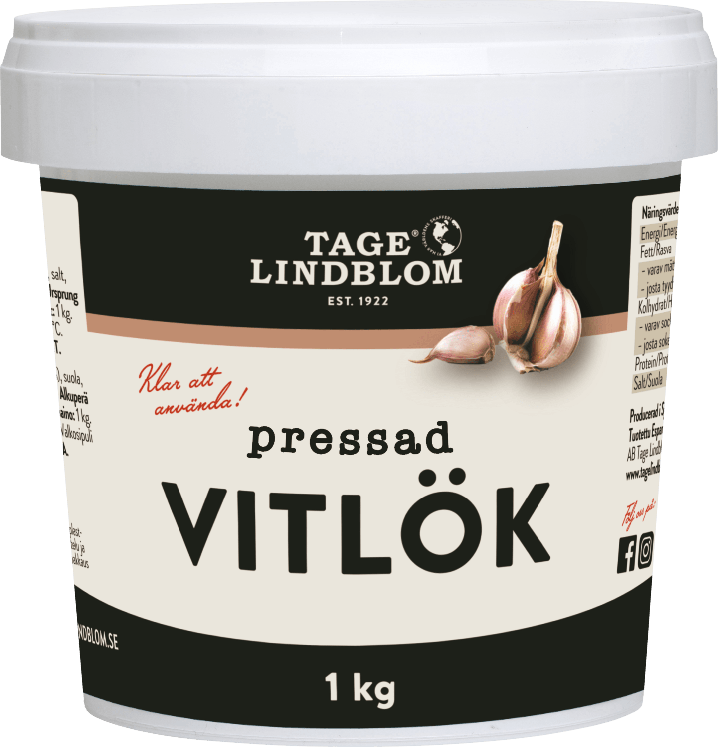 Vitlök pressad 1kg