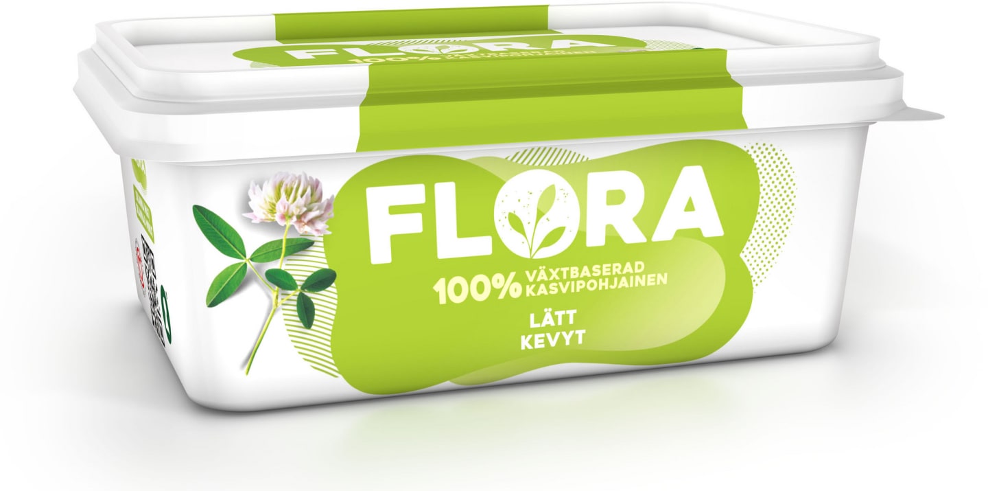 Flora lätt smörgåsmargarin 400g - Bild 1 av 3