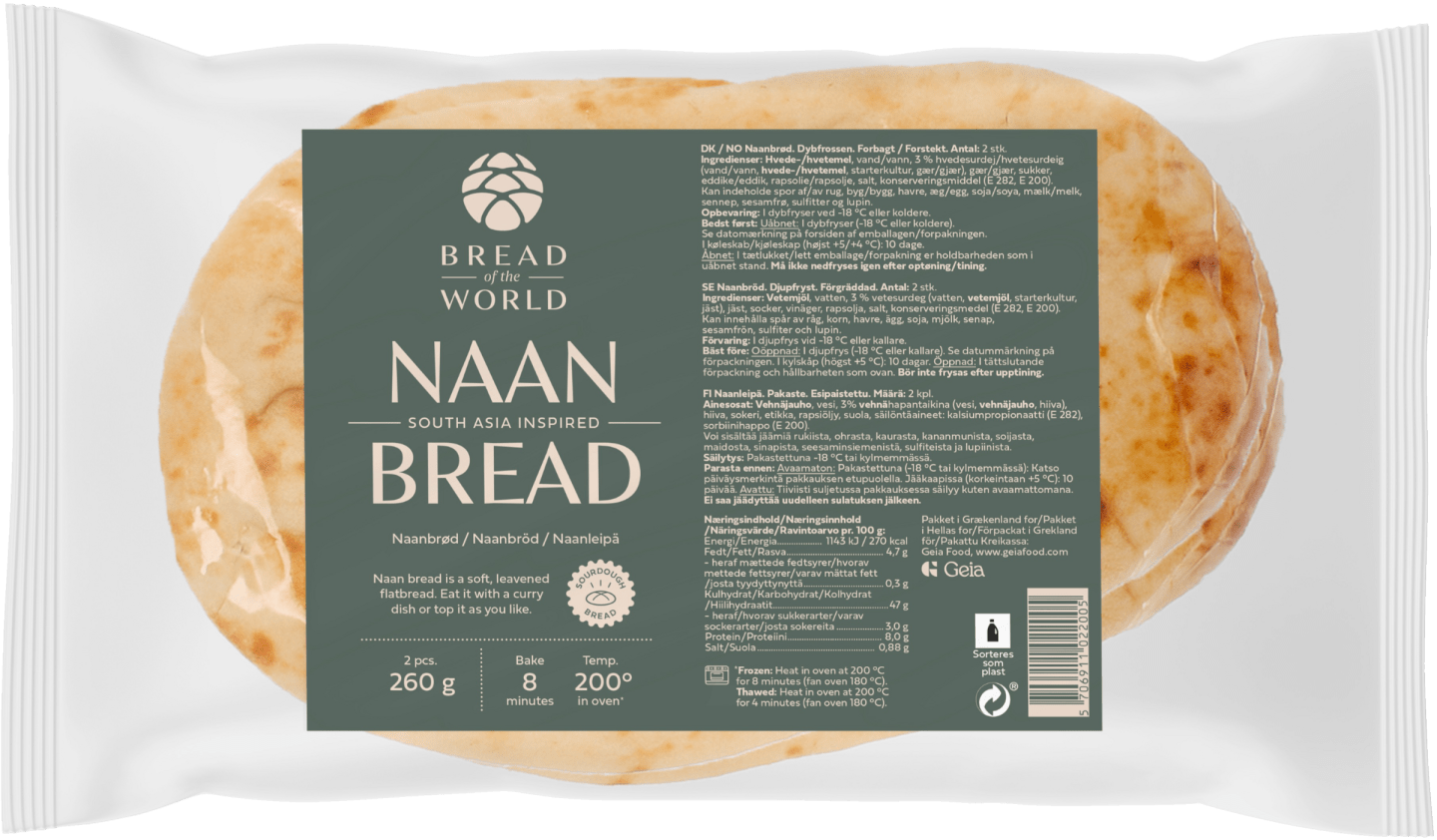 Naanbröd klassisk 130g