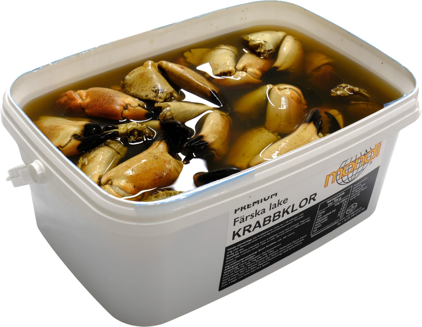 Krabbklor kokta i lake 2,3kg