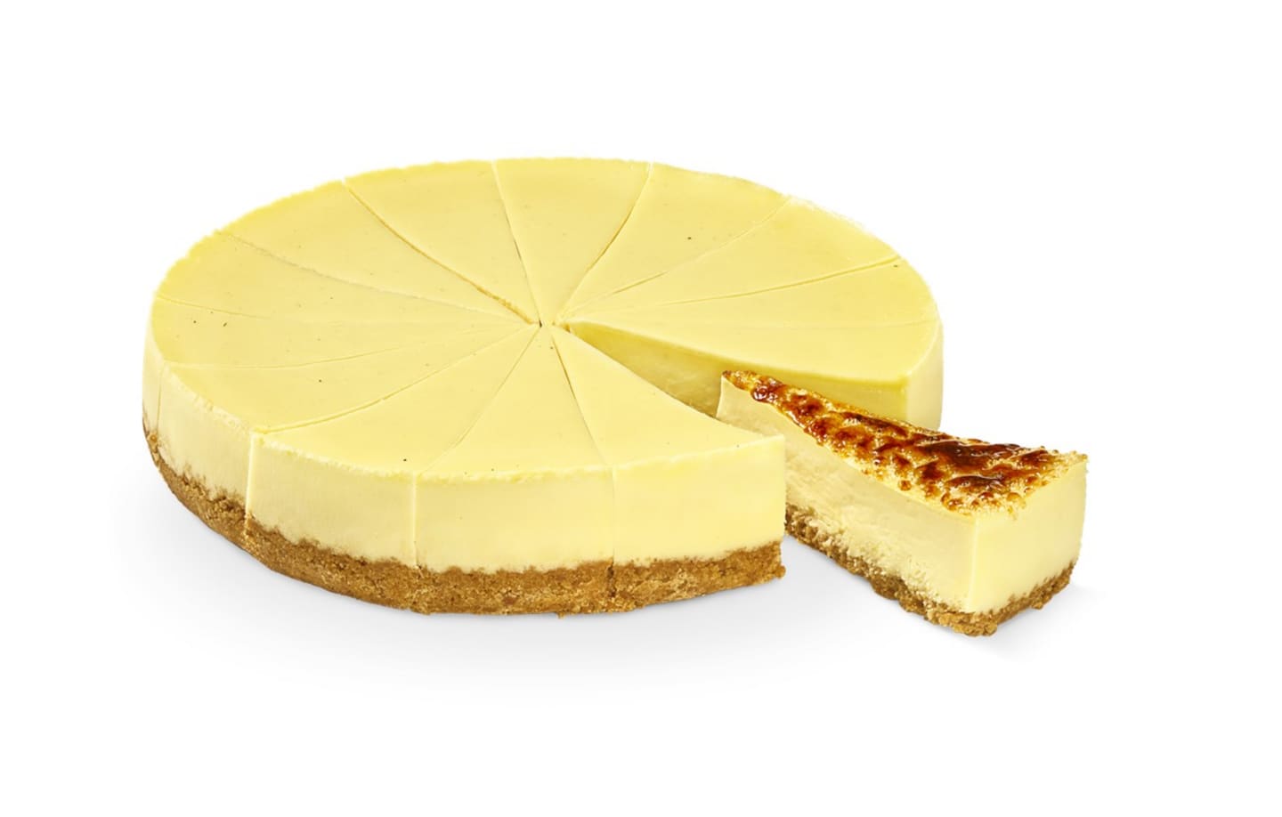 Cheesecake Creme Brulée Pre-Cut 1,4kg