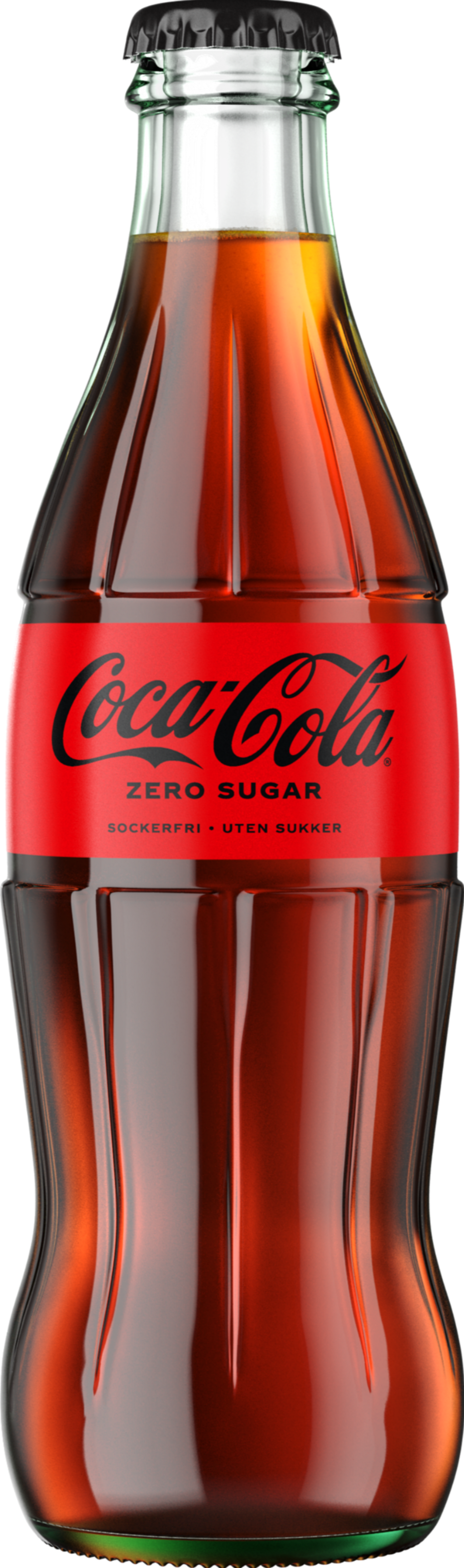 Coca Cola Zero engångsglas 33cl - Bild 1 av 2