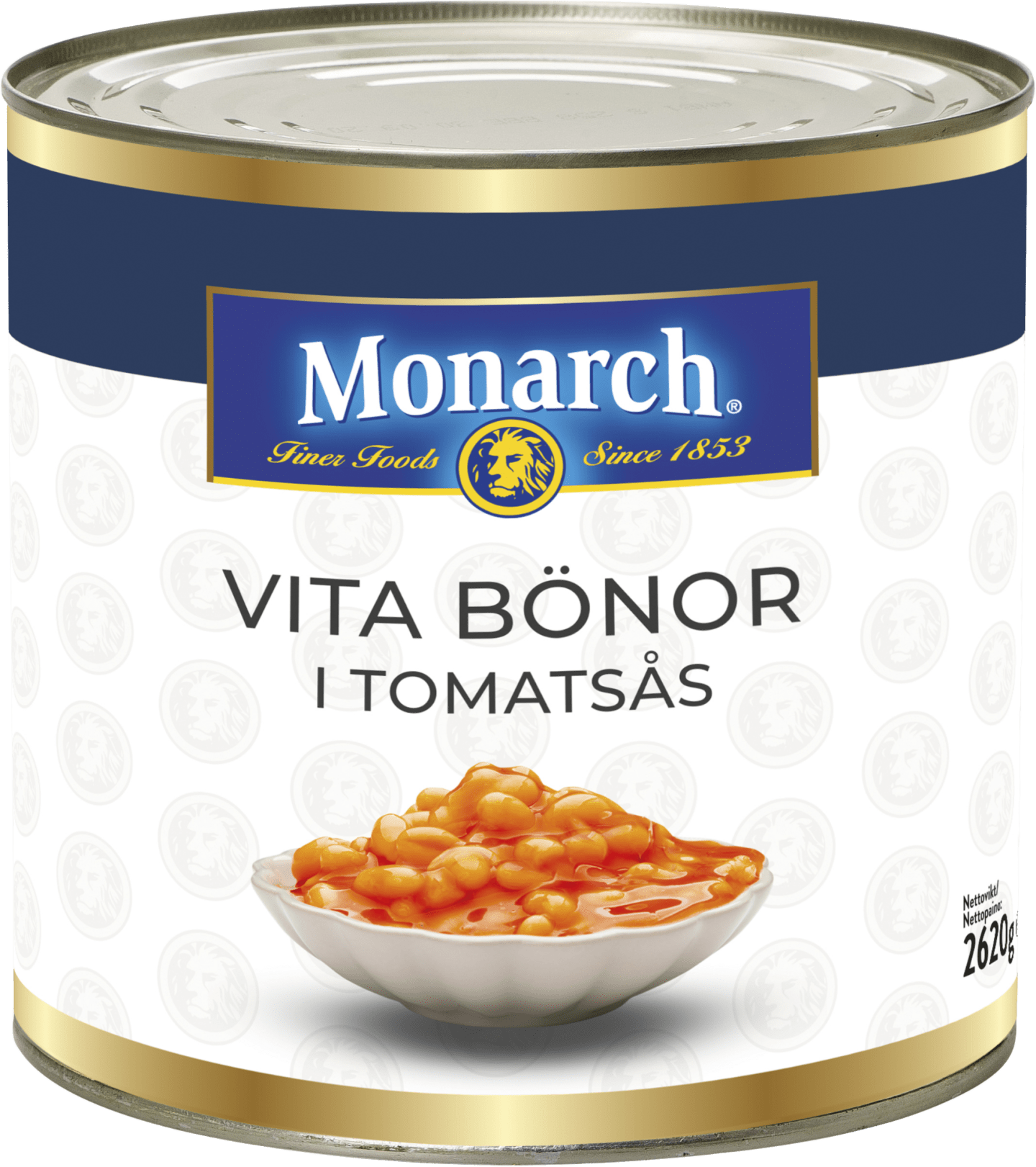 Vita bönor i tomatsås 2,62kg