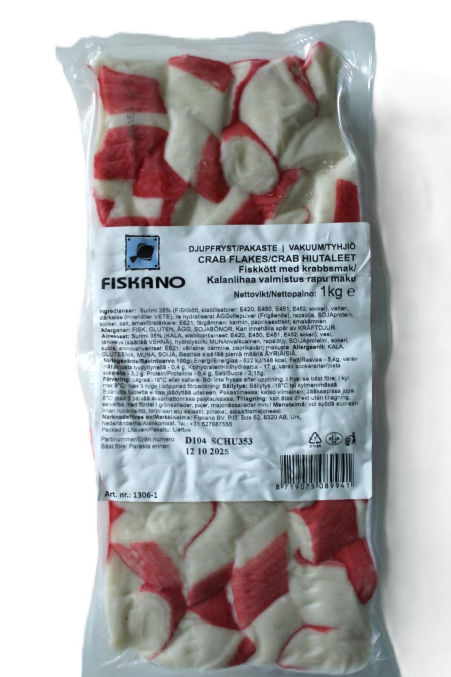 Crabflakes Surimi MSC 1kg