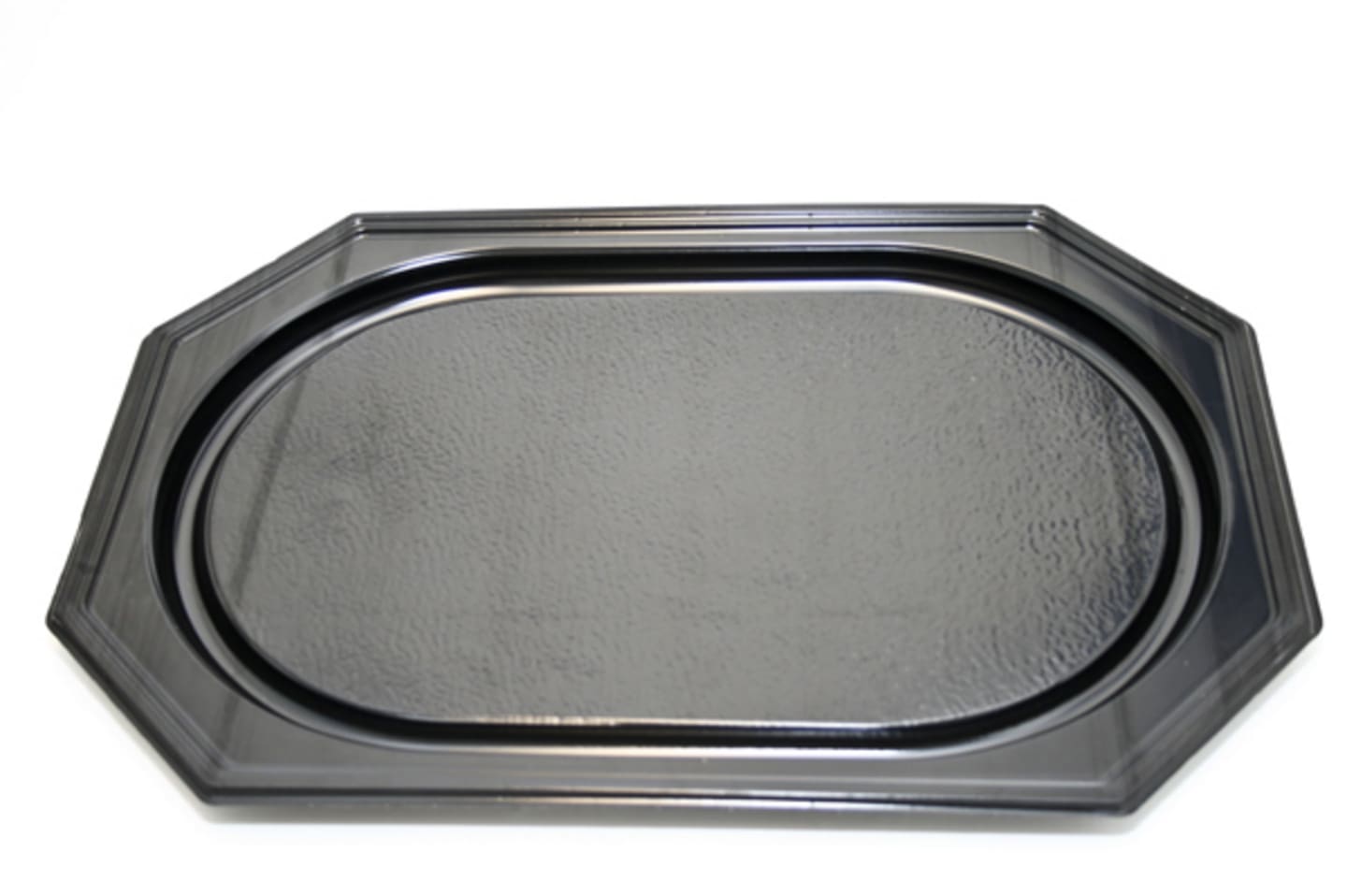 Uppläggningsfat Svart Plast 55cm 10st