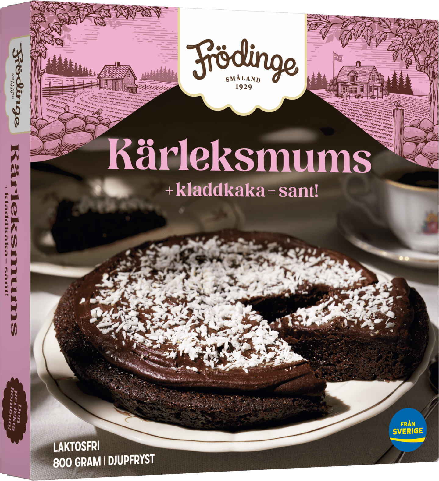Kärleksmumskladdkaka 800g