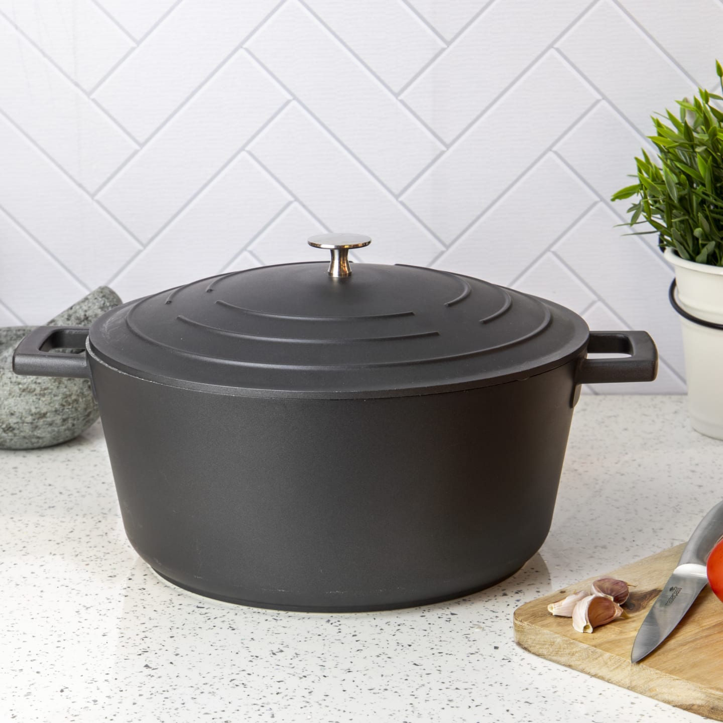 Gryta Svart Gjuten aluminium 28cm 5 L - Bild 1 av 2