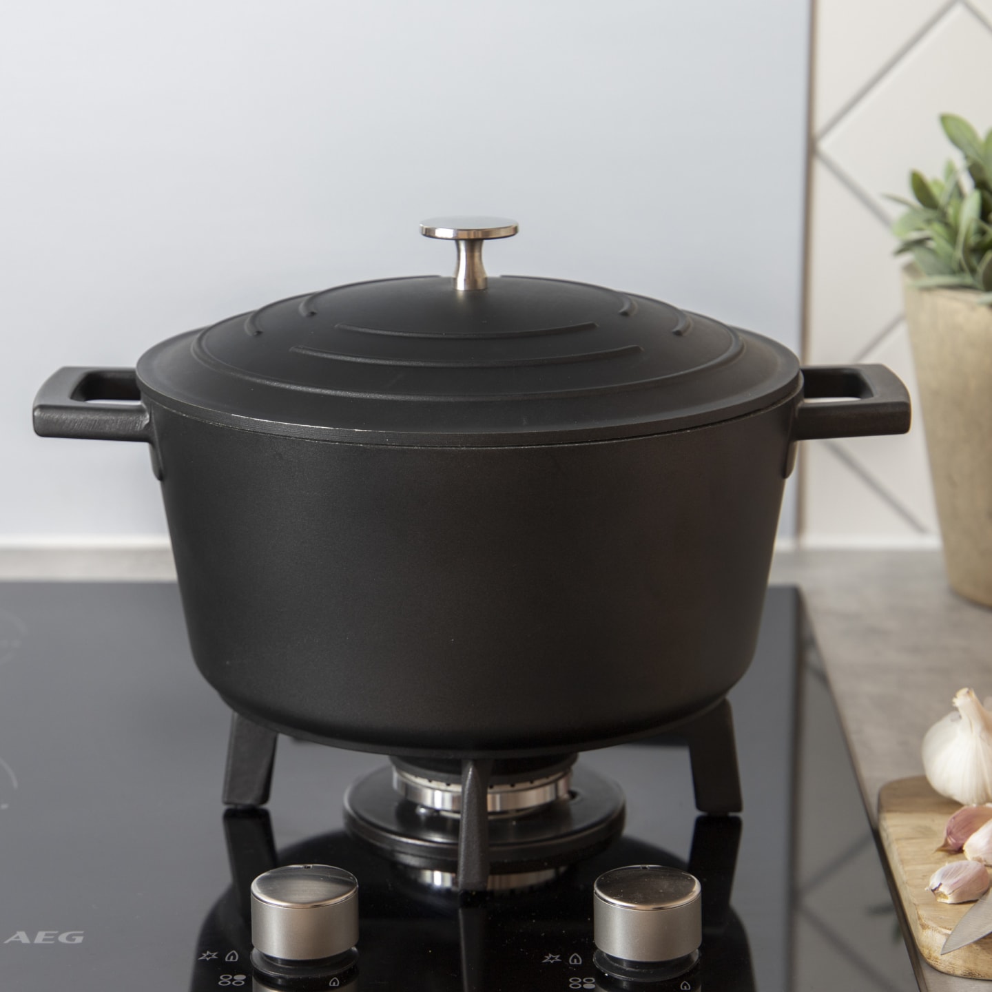 Gryta Svart Gjuten aluminium 24cm 4 L - Bild 1 av 2