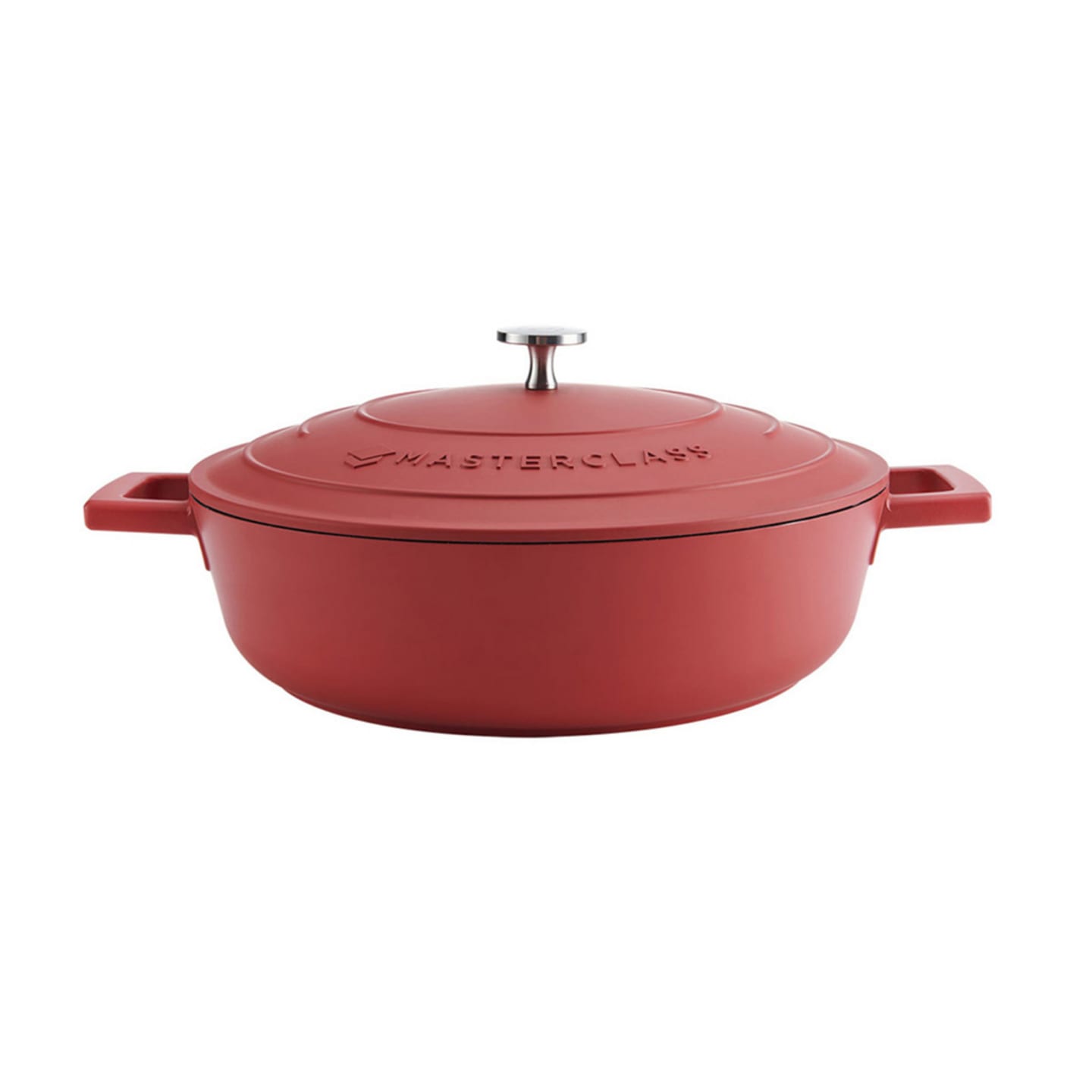 Gryta Röd låg Gjuten aluminium 28cm 4 L