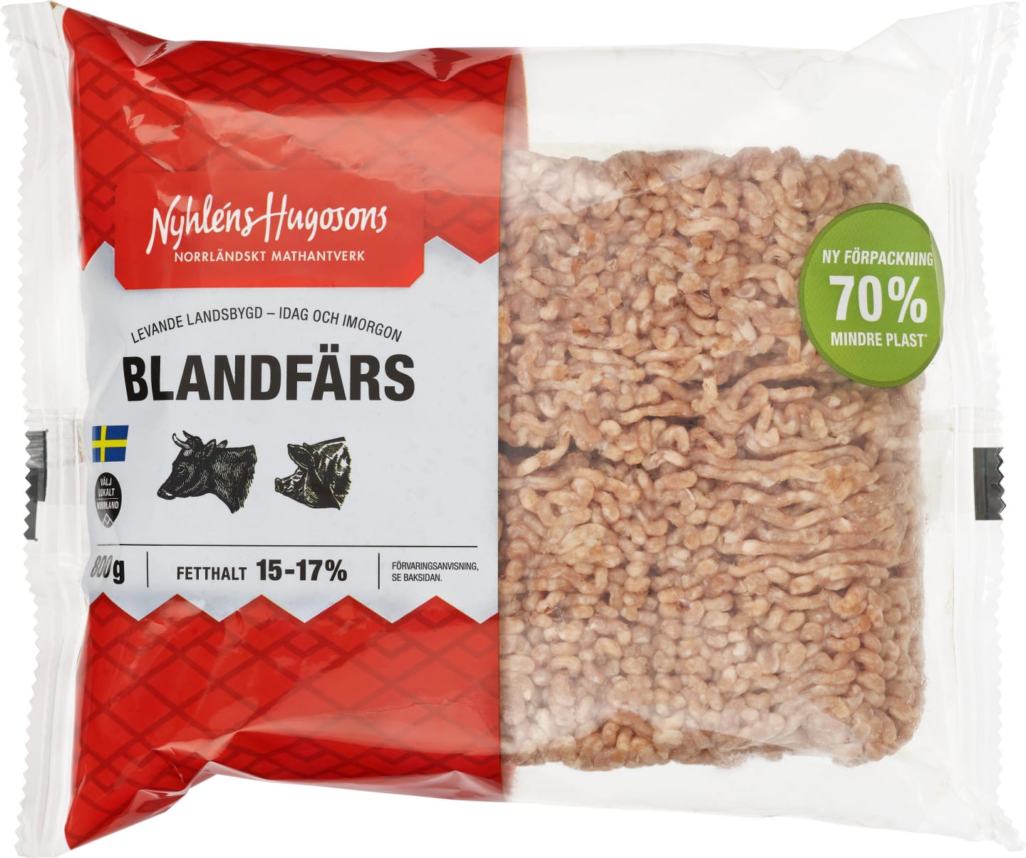 Blandfärs 15-17% 800g/6,4kg