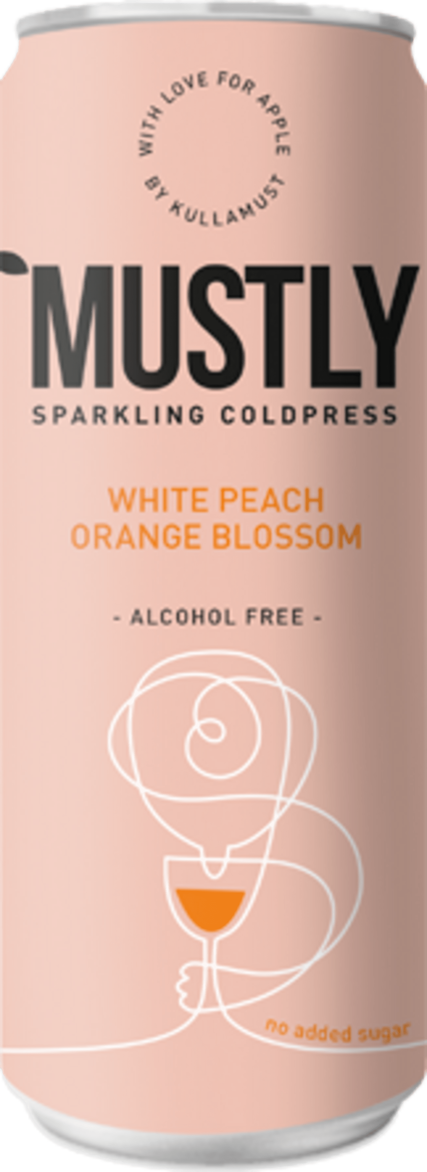 Mustly White Peach 33cl