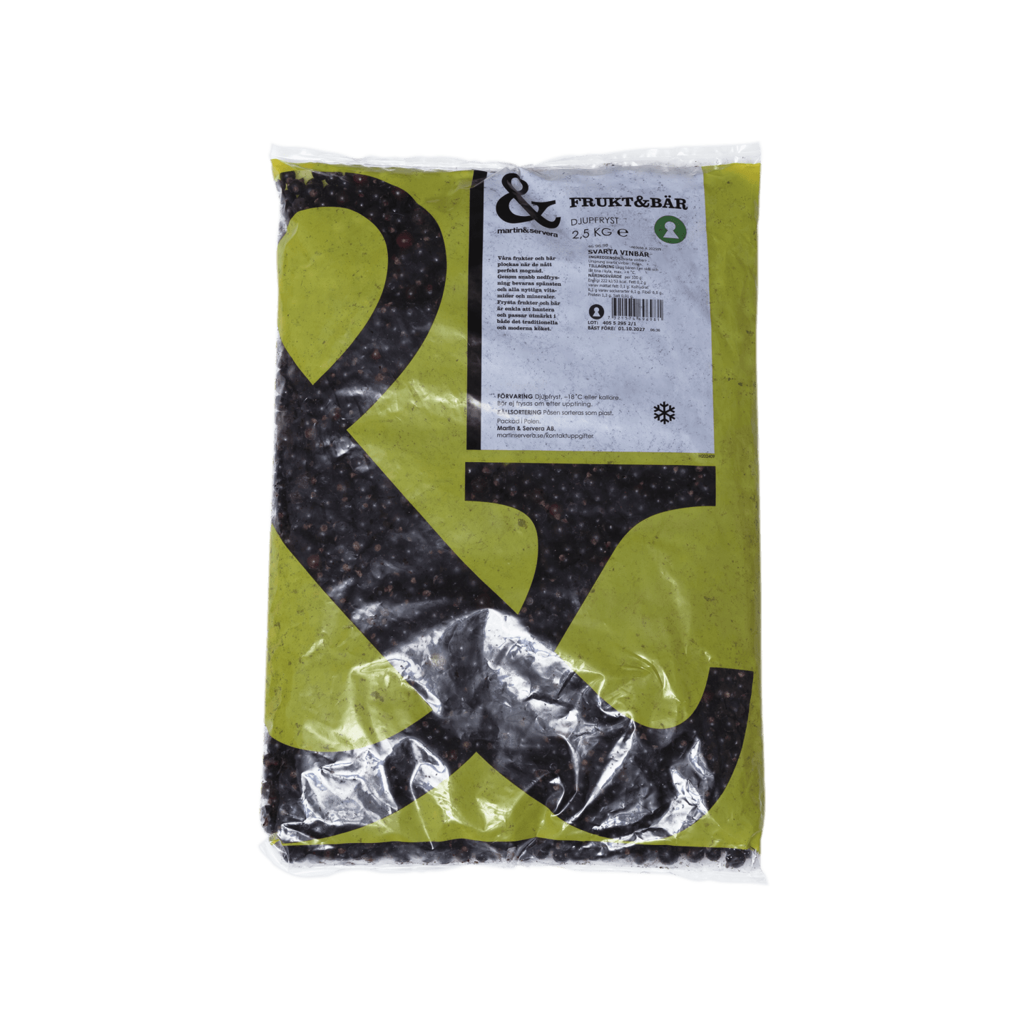 Svarta vinbär 2,5kg