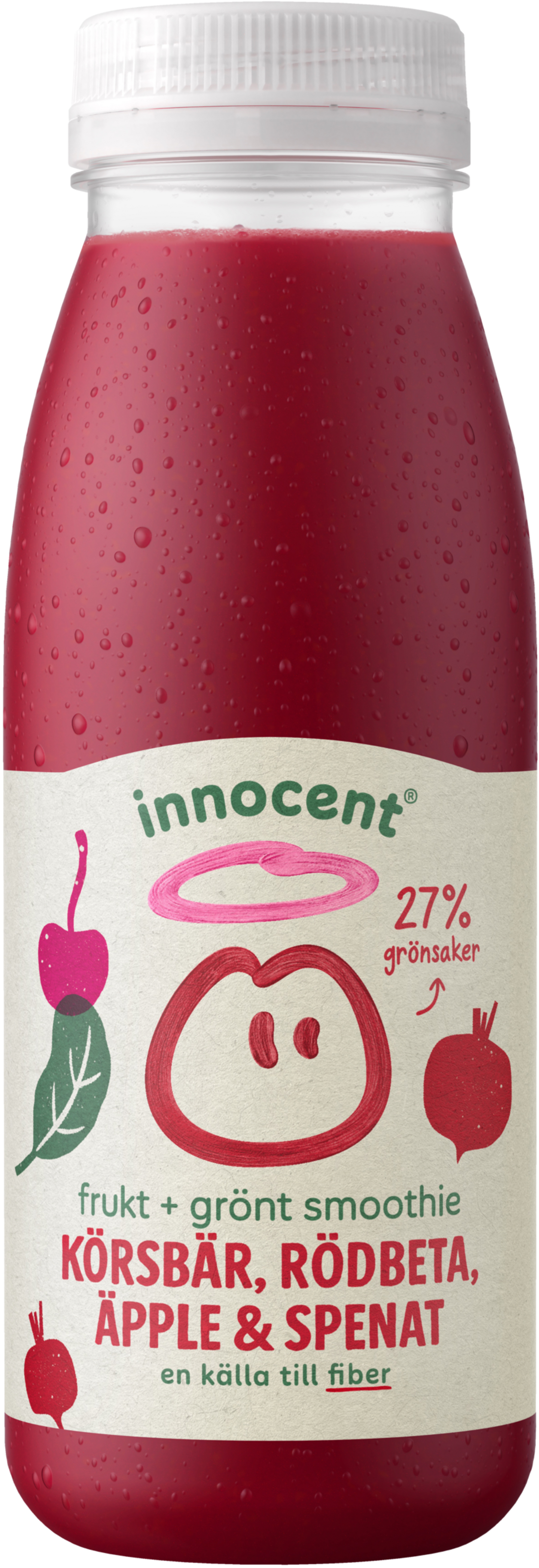 Smoothie Rödbeta, Äpple & Körsbär 25cl