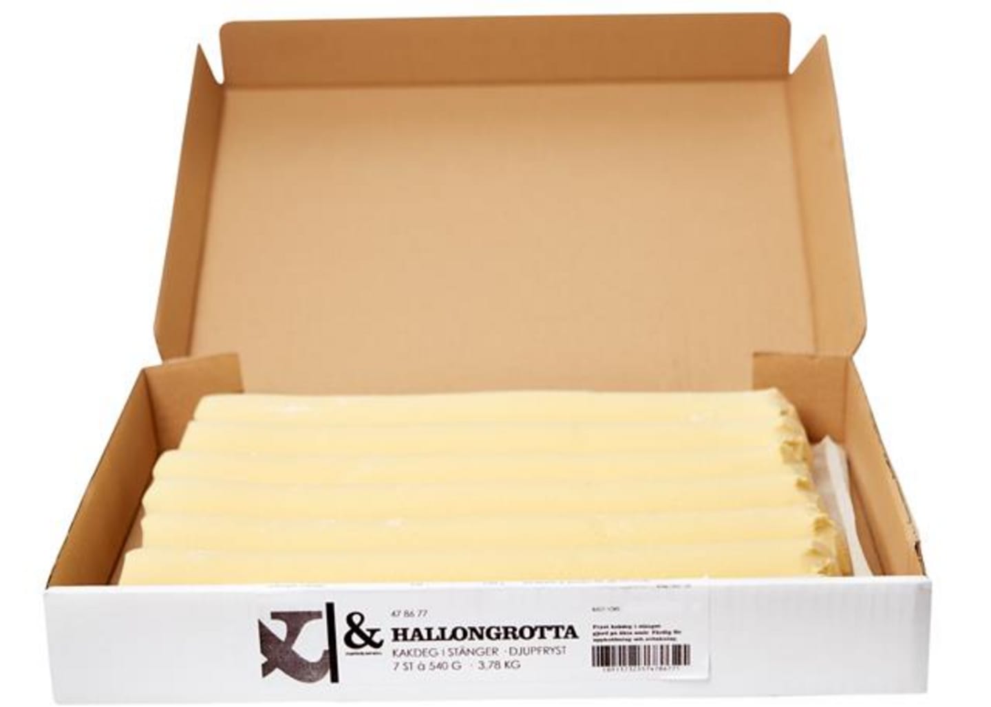 Hallongrotta kakdeg glutenfri 550g - Bild 1 av 2