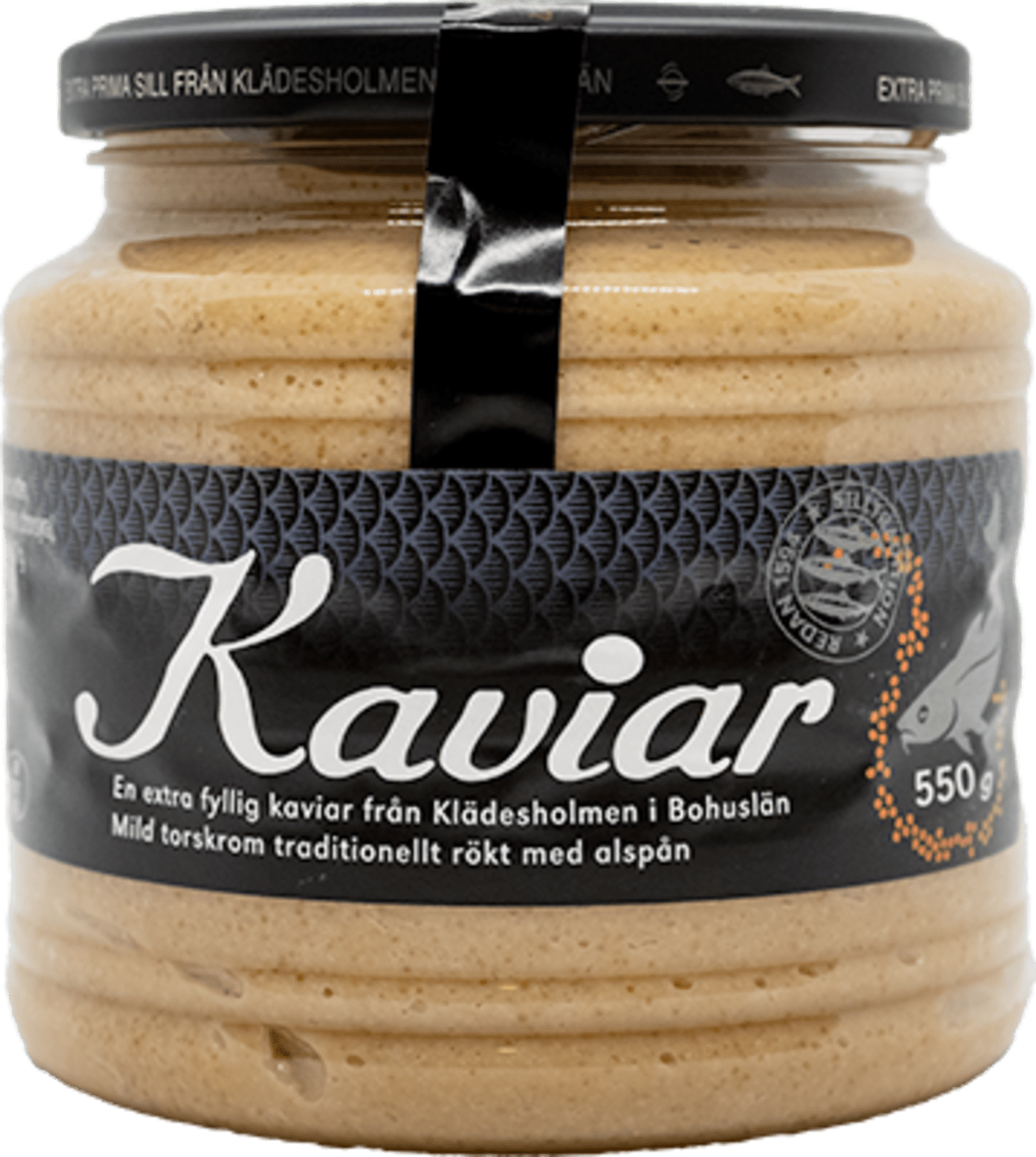 Kaviar Mildrökt MSC 550g