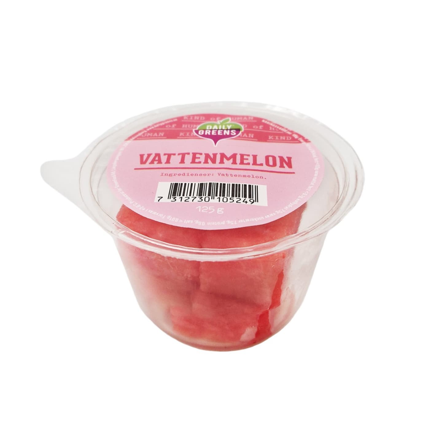 Fruktsallad Vattenmelon 4x125g