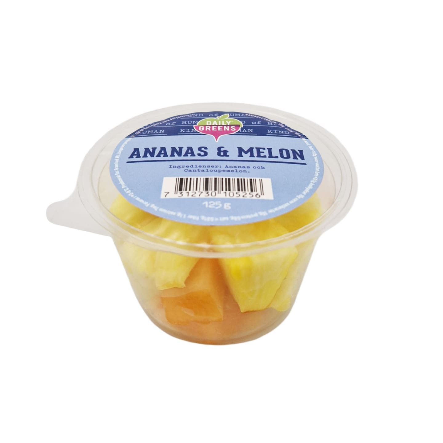 Fruktsallad Ananas/Melon 4x125g