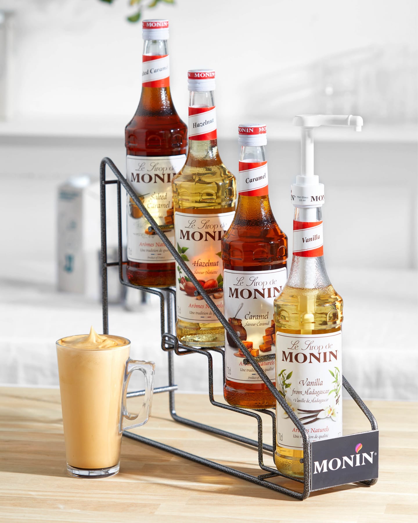 Ställ för 4 flaskor Monin - Bild 1 av 2
