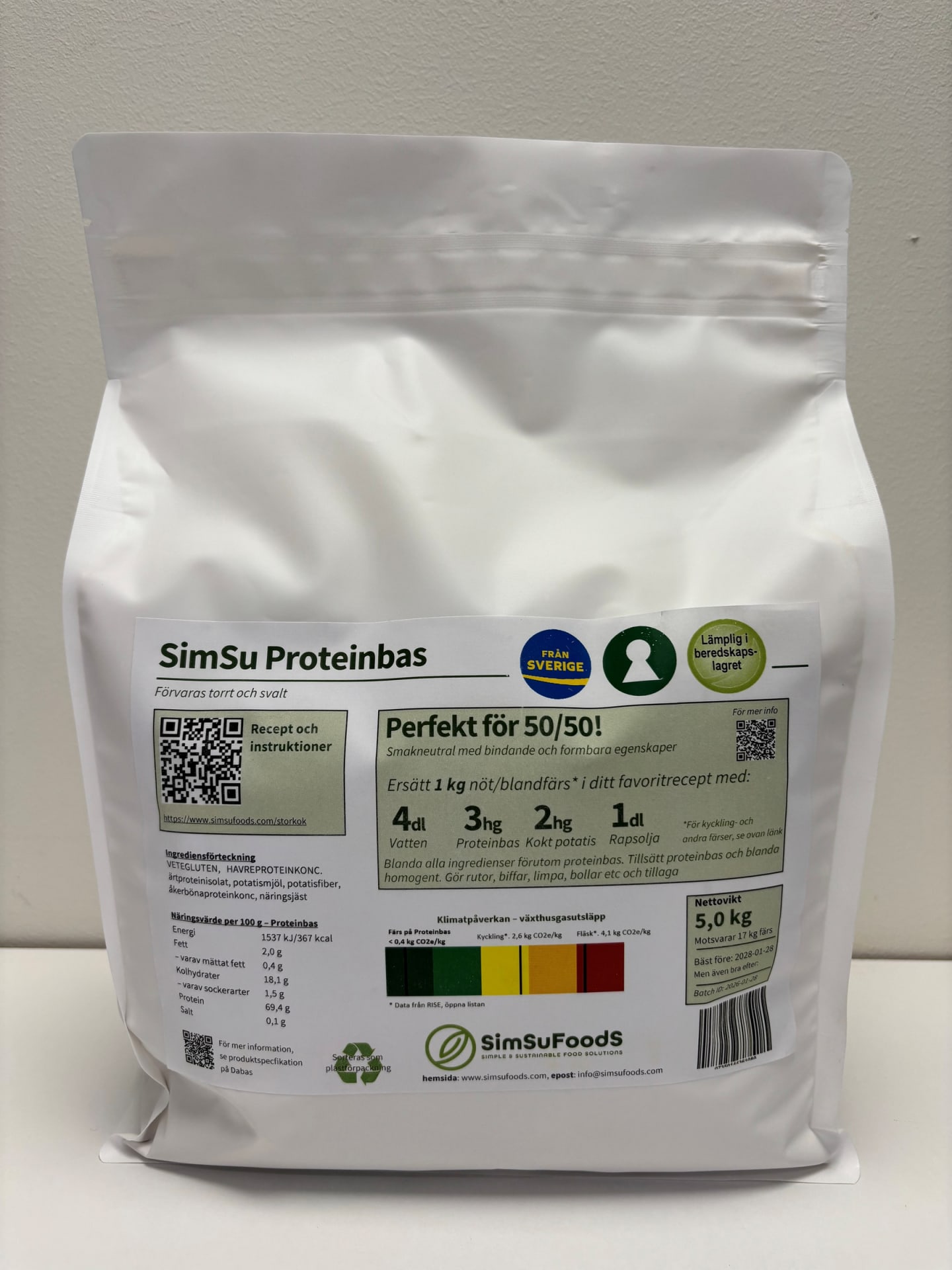 SimSu Proteinbas 5kg