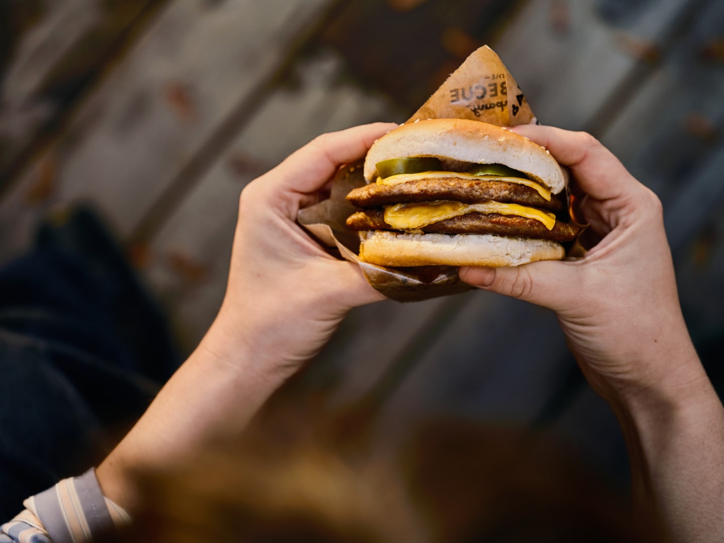 Hamburgare ostekt 80% 60g - Bild 1 av 2