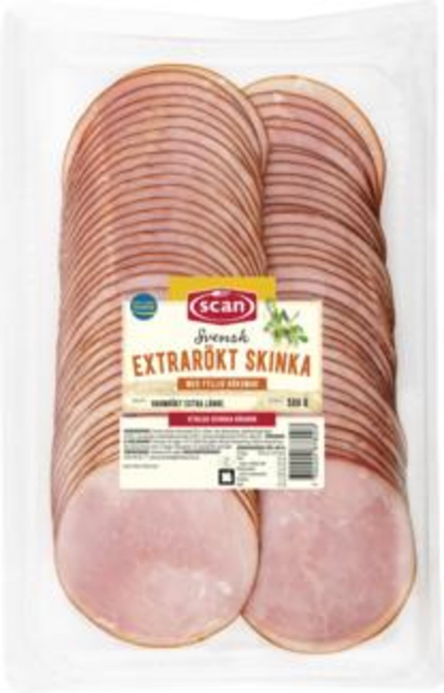 Skinka extrarökt skivad 500g