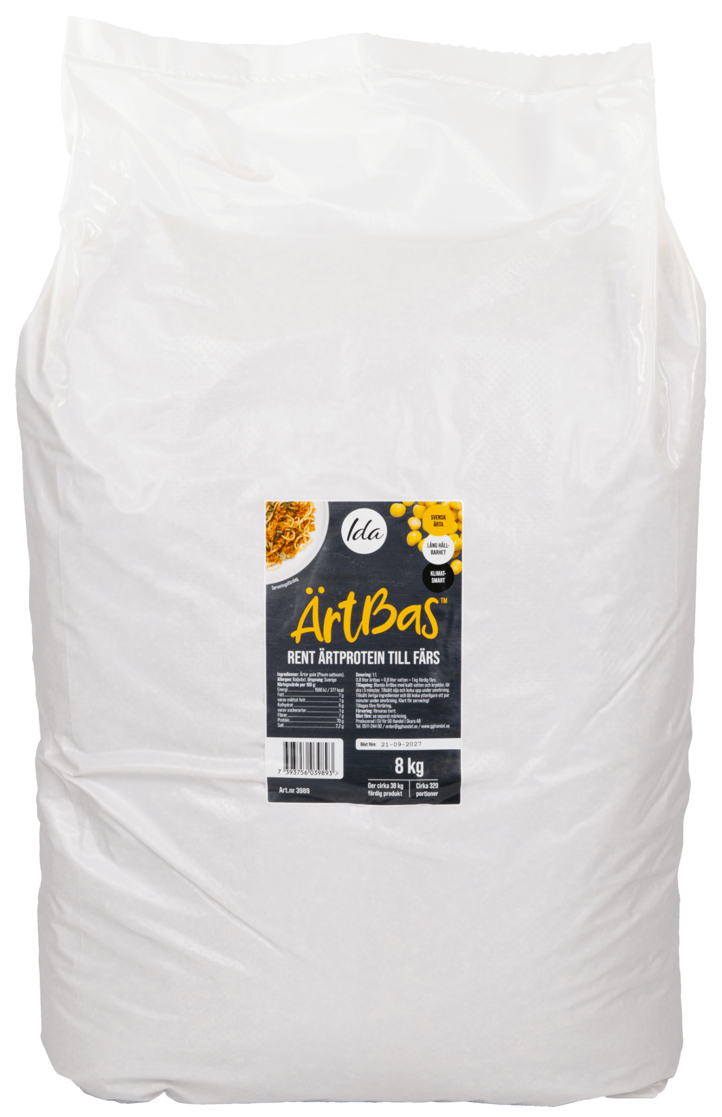 Vegansk bas för färs ÄrtBas 8kg - Bild 1 av 3