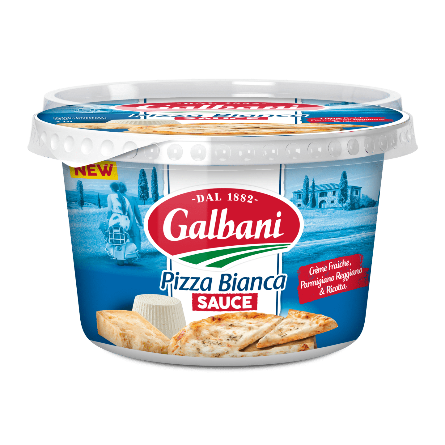 Pizza Bianca pizzasås vit 28% 2dl - Bild 1 av 1